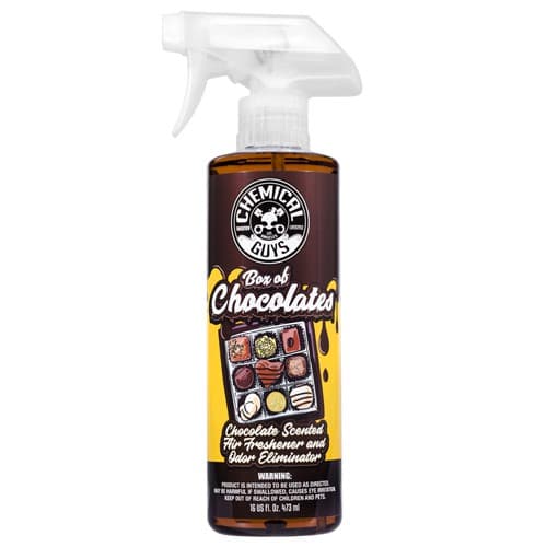 

Chemical Guys Box Of Chocolates Scent 473ml - odświeżacz powietrza o zapachu czekolady