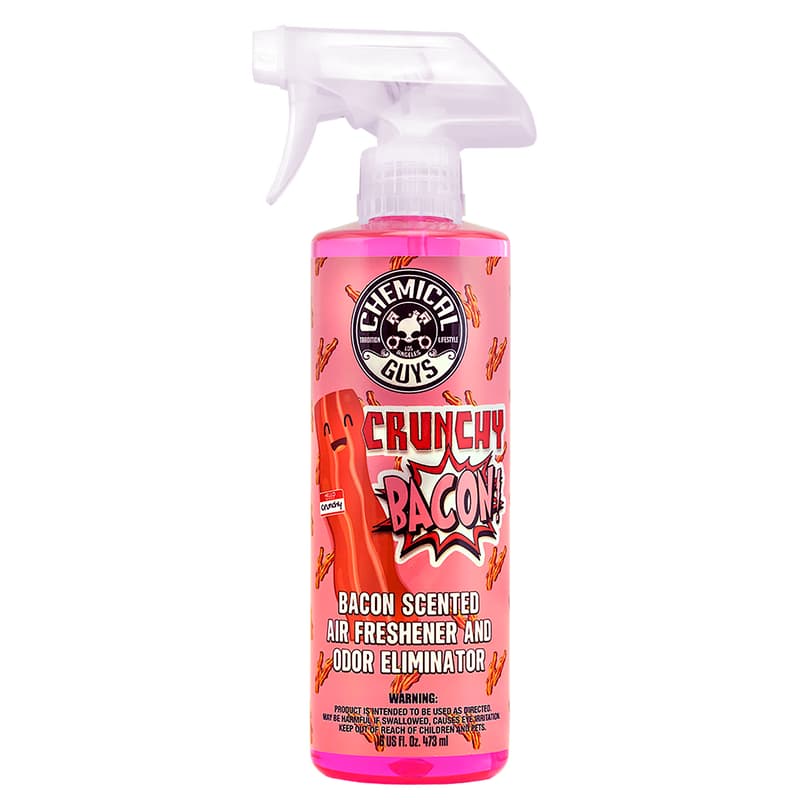 

Chemical Guys Crunchy Bacon Scent 473ml - Odświeżacz powietrza o zapachu chrupiącego bekonu