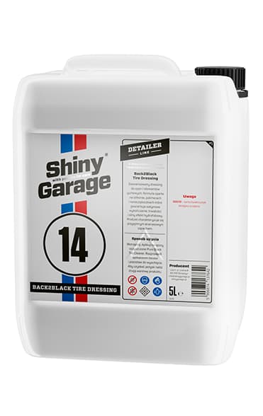 

Shiny Garage Back2Black Tire Dressing 5L -satynowy dressing do opon