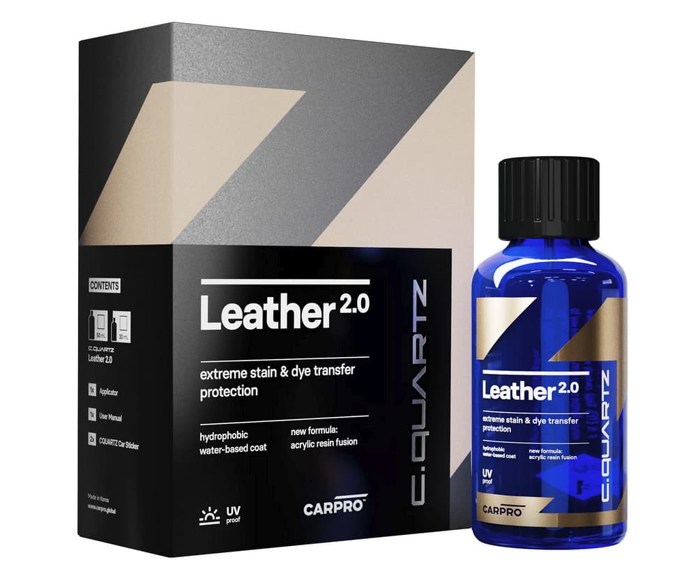 

CarPro C.Quartz Leather 2.0 30ml - powłoka ceramiczna do skór