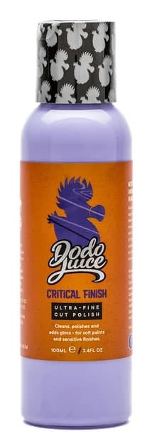

Dodo Juice Critical Finish 100ml - pasta do polerowania, usuwa drobne defekty oraz lekkie zarysowania