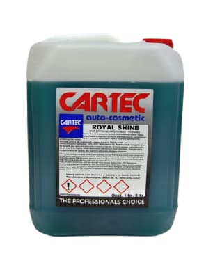 

Cartec Royal Shine 5L - skoncentrowany wosk polimerowy przyśpiesza proces osuszania auta idealny na myjnię