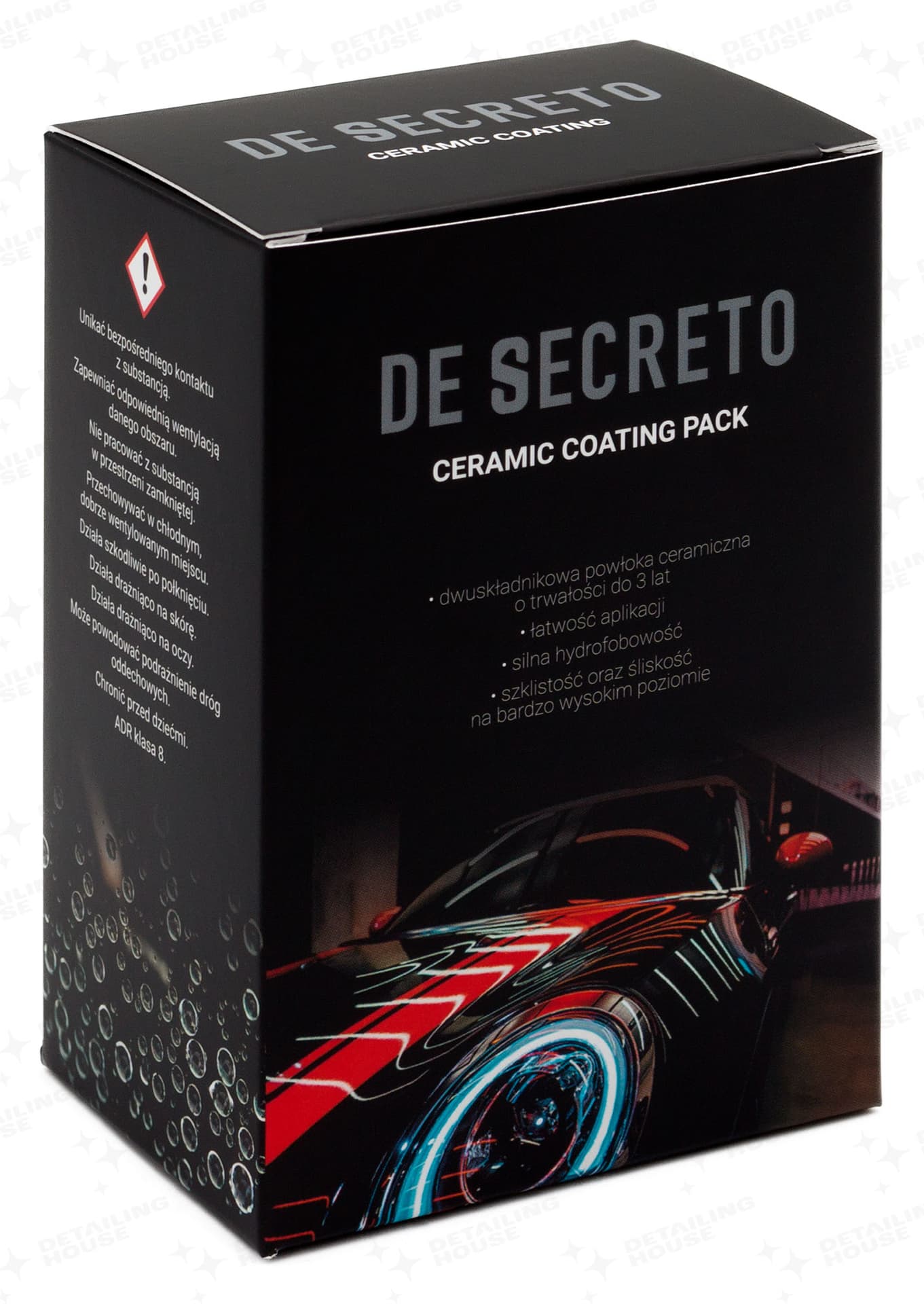 

De Secreto Ceramic Coating Pack 50/30 - dwuskładnikowa powłoka ceramiczna zestaw