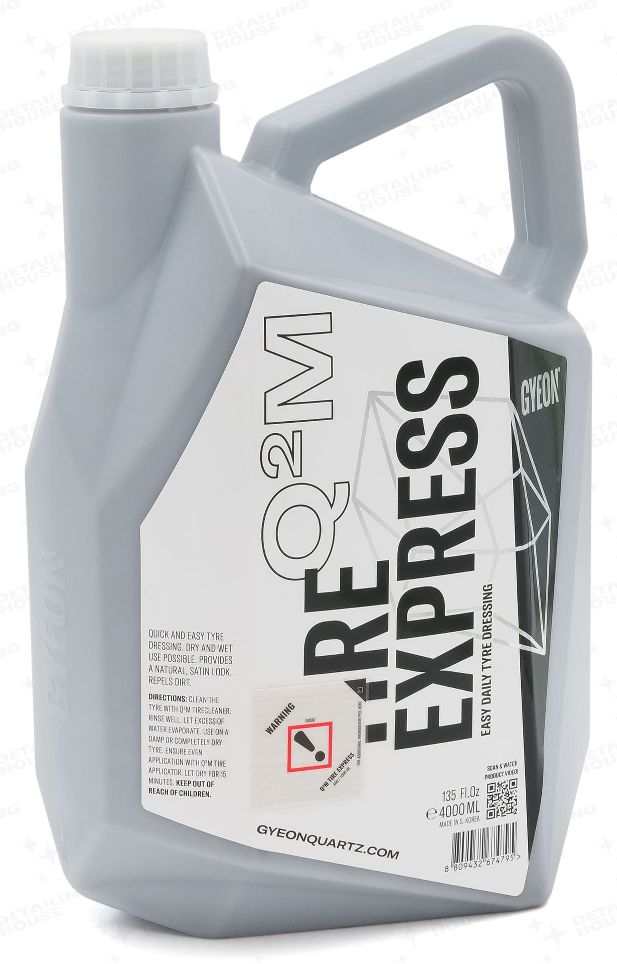 

Gyeon Q2M Tire Express 4L - dressing do opon o satynowym wykończeniu