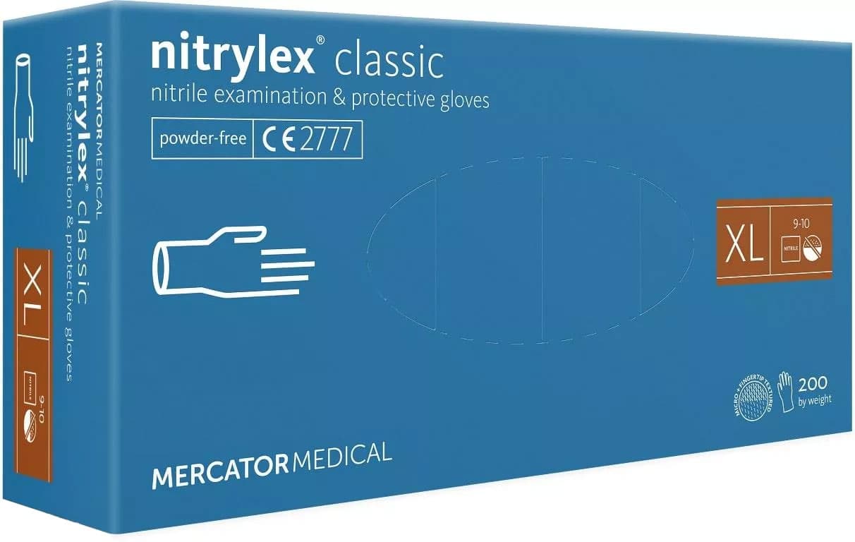 

NITRYLEX rękawiczki niebieskie XL 100 szt.