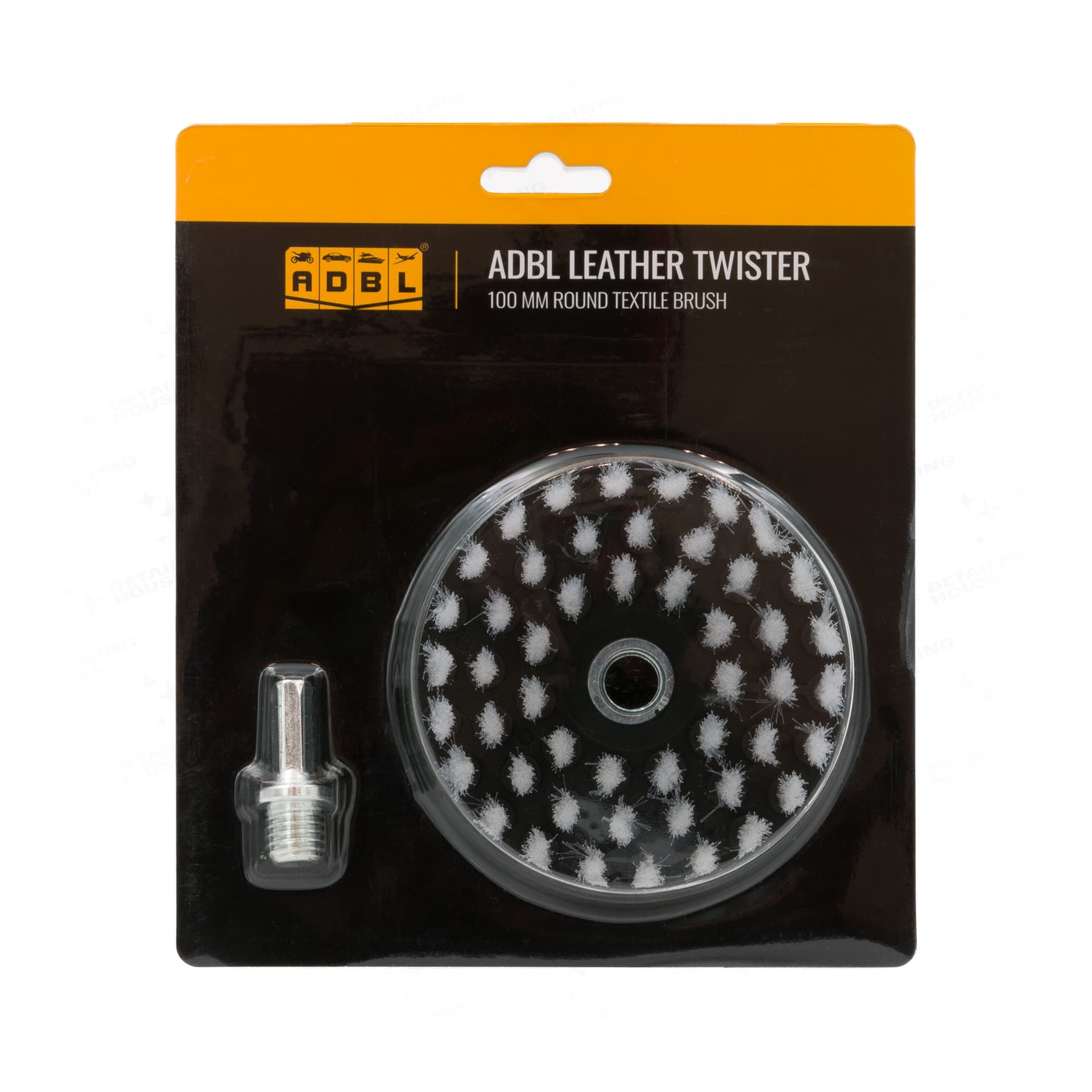 

ADBL Leather Twister 100mm - okrągła szczotka do czyszczenia tapicerek skórzanych