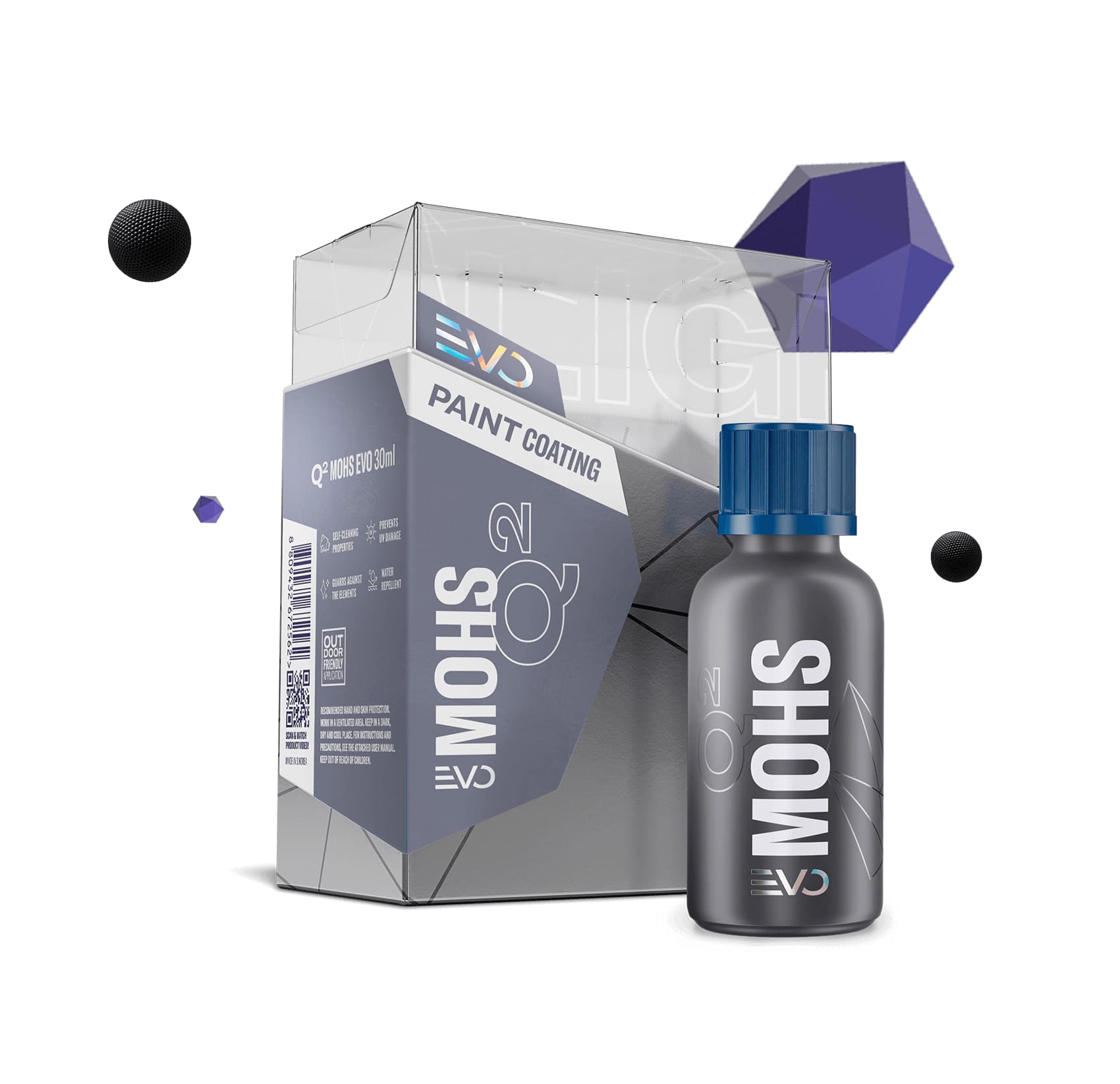

Gyeon Q2 Mohs Evo Light Box 100ml - niezwykle trwała powłoka kwarcowa