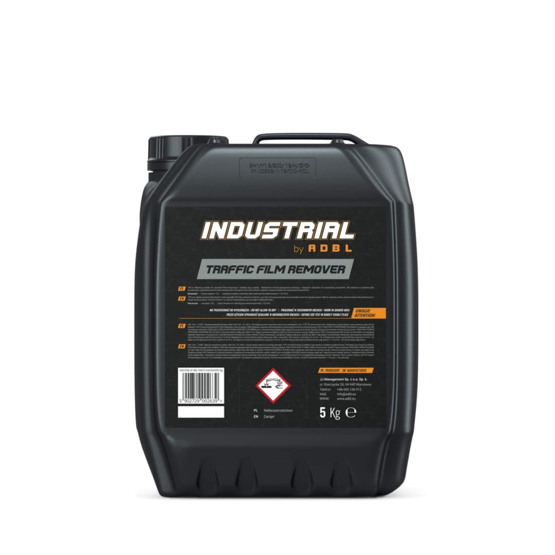 

ADBL Industrial Traffic Film Remover 5L - produkt do usuwania filmu drogowego