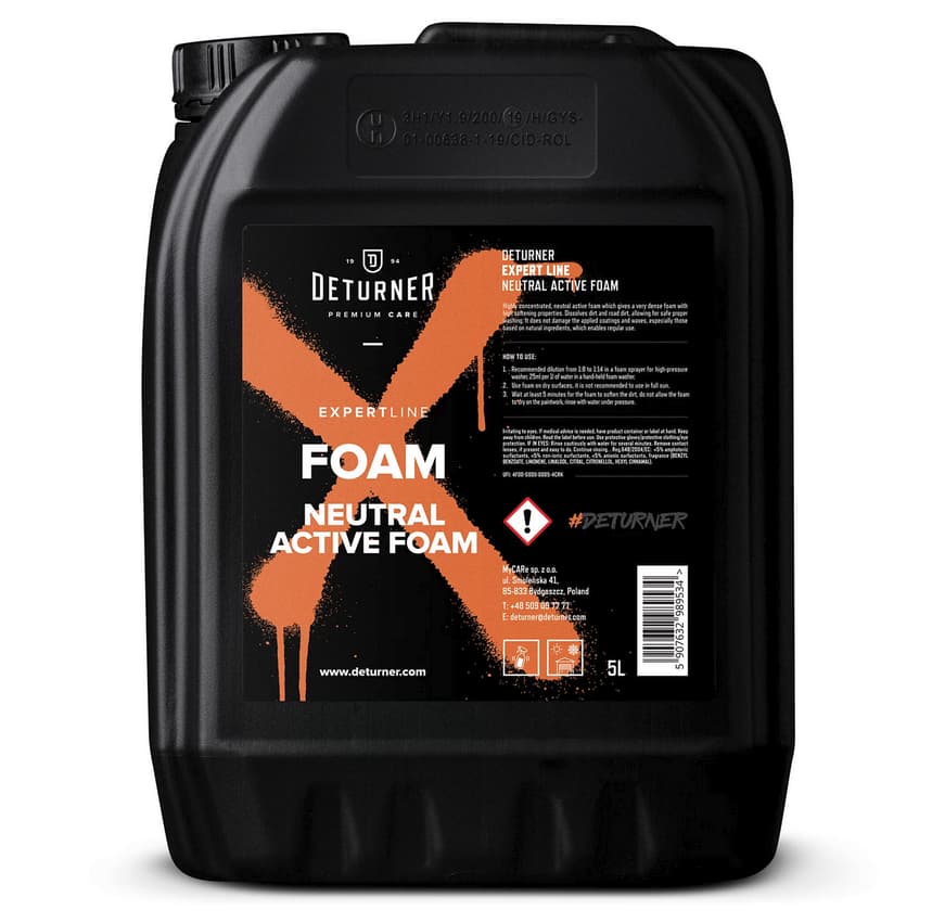 

Deturner Foam 5L - piana aktywna o neutralnym pH