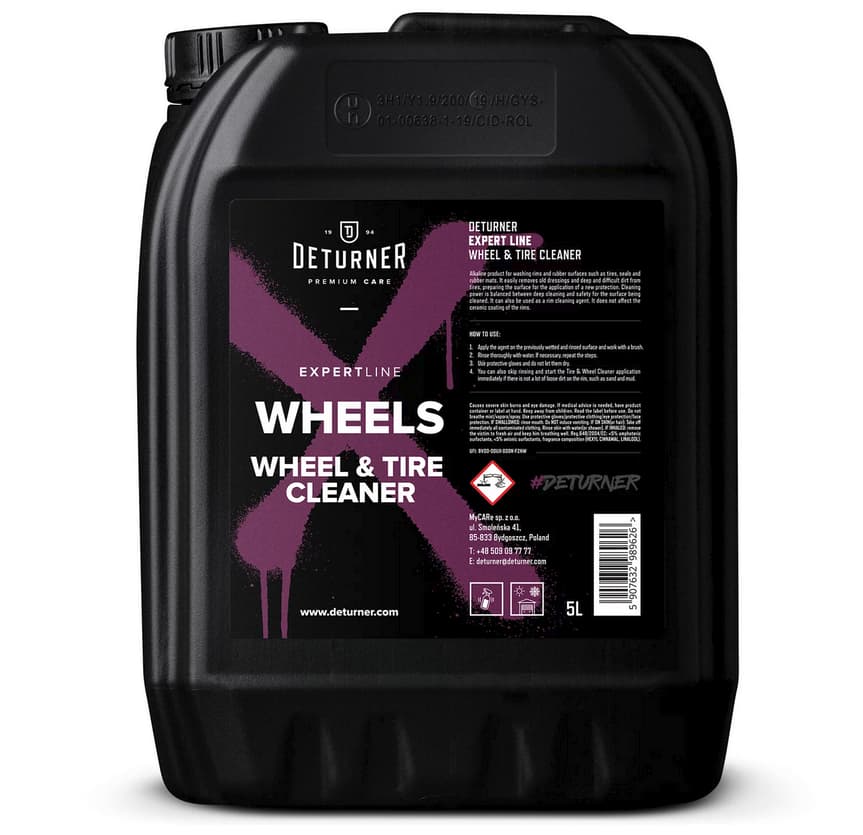 

Deturner Wheels and Tire Cleaner 5L - produkt do czyszczenia felg i opon