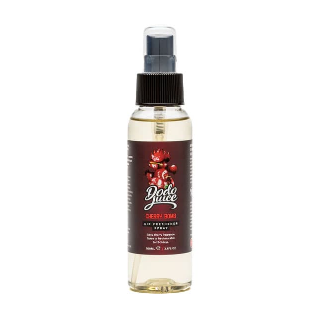 

Dodo Juice Cherry Bomb 100ml - wiśniowy odświeżacz powietrza, zapach do samochodu w sprayu
