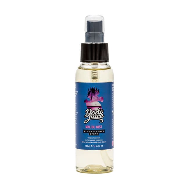 

Dodo Juice Malibu Mist 100ml - kokosowo ananasowy odświeżacz powietrza, zapach Pina Colady do samochodu w sprayu