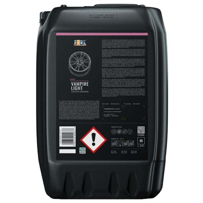 

ADBL Vampire Light 25L - żelowy środek do usuwania zanieczyszczeń metalicznych