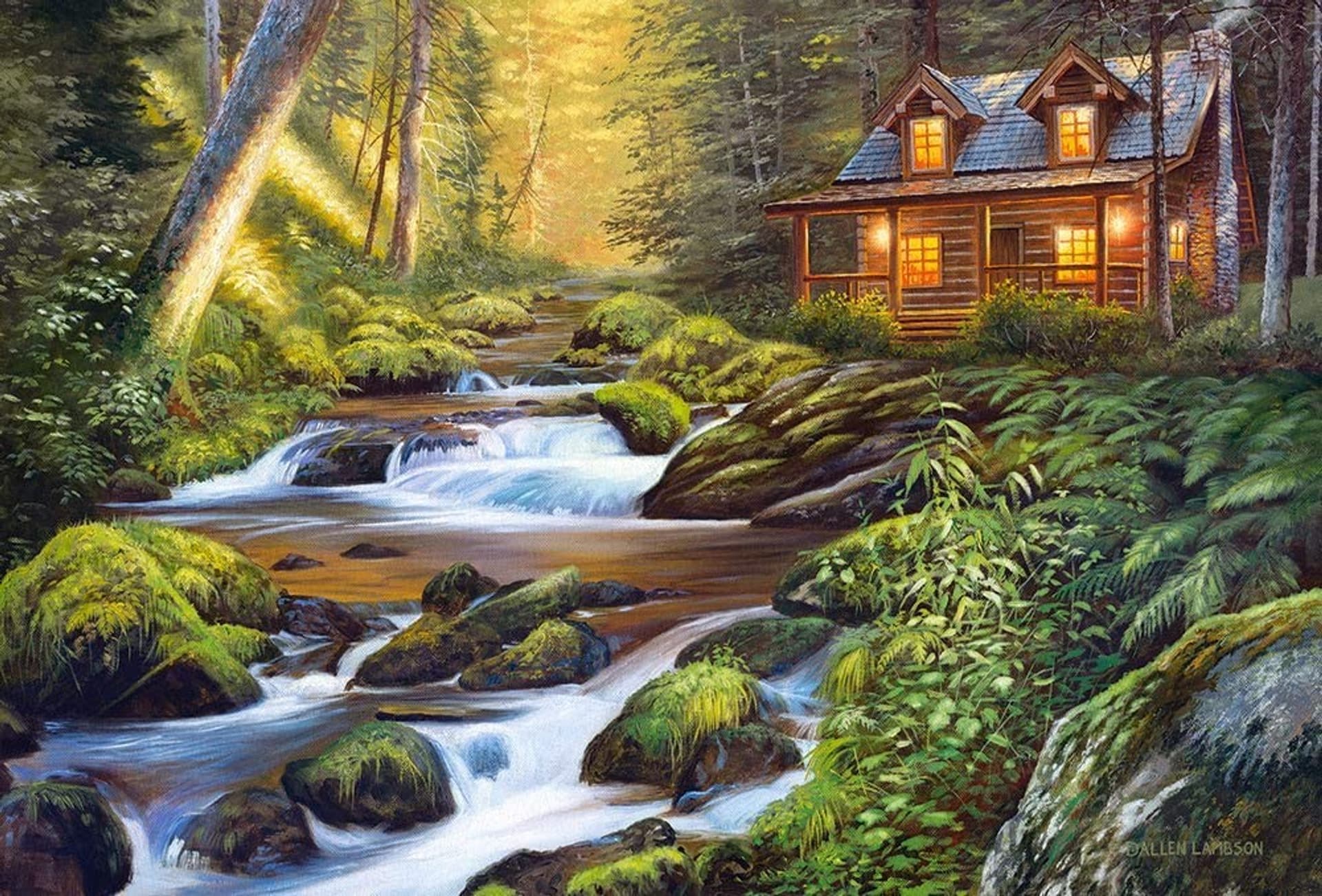 

Puzzle 1000 elementów Creek Side Comfort