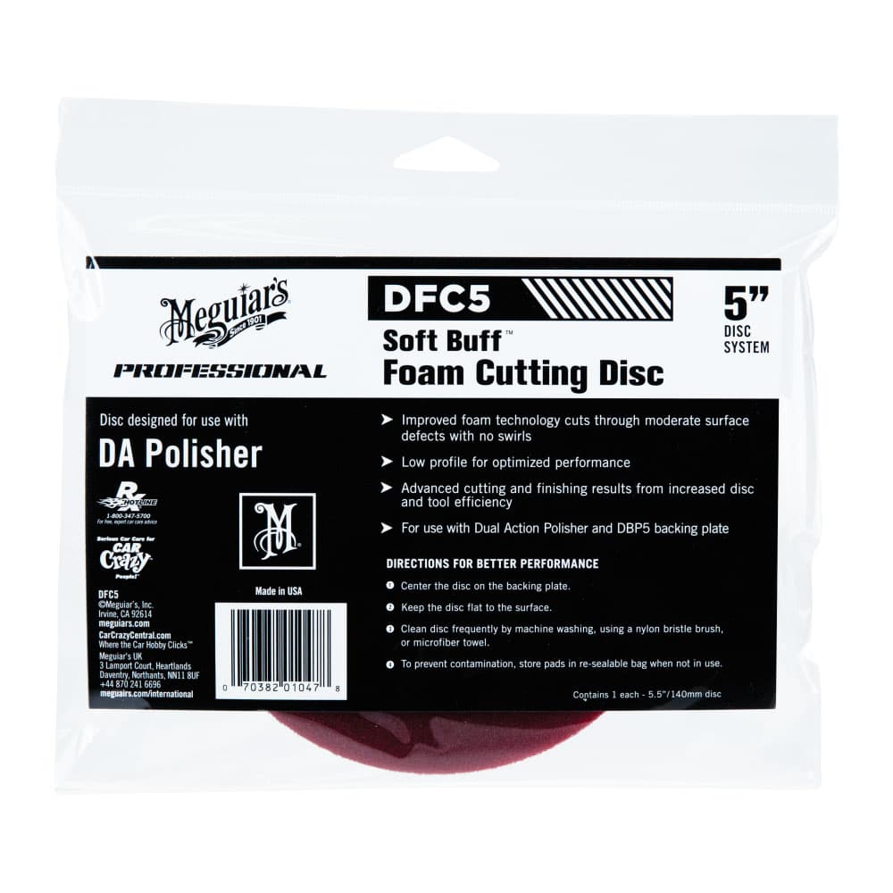 

Meguiar's DA Foam Cutting Disc 5 - tnący pad polerski
