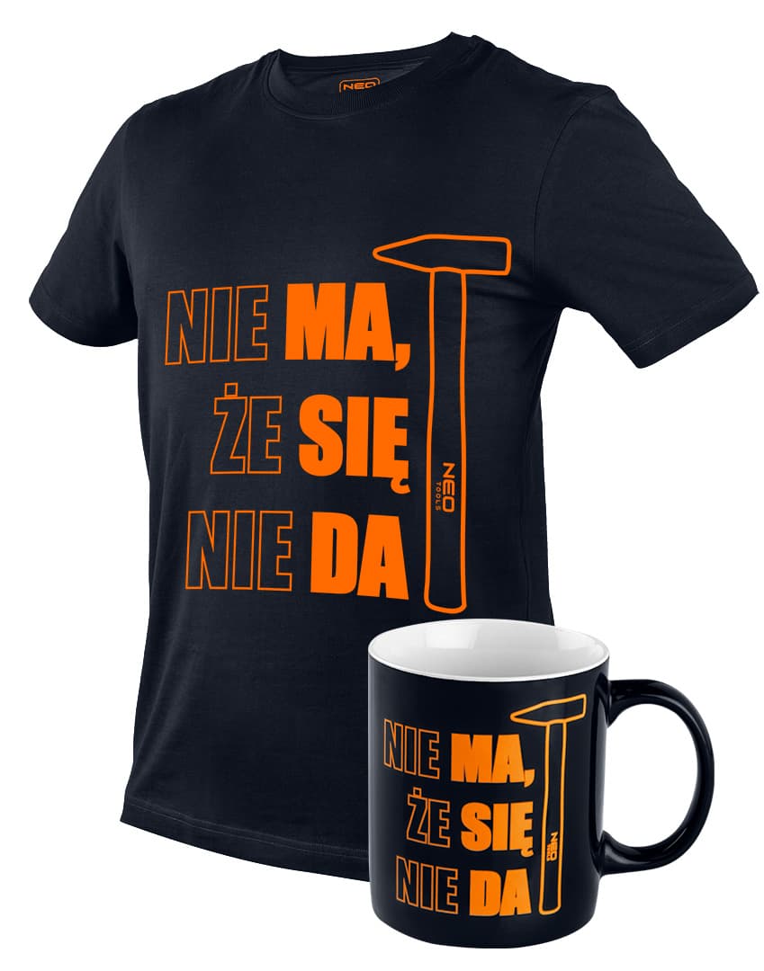 

T-shirt z nadrukiem, MA SIĘ DA, rozmiar L