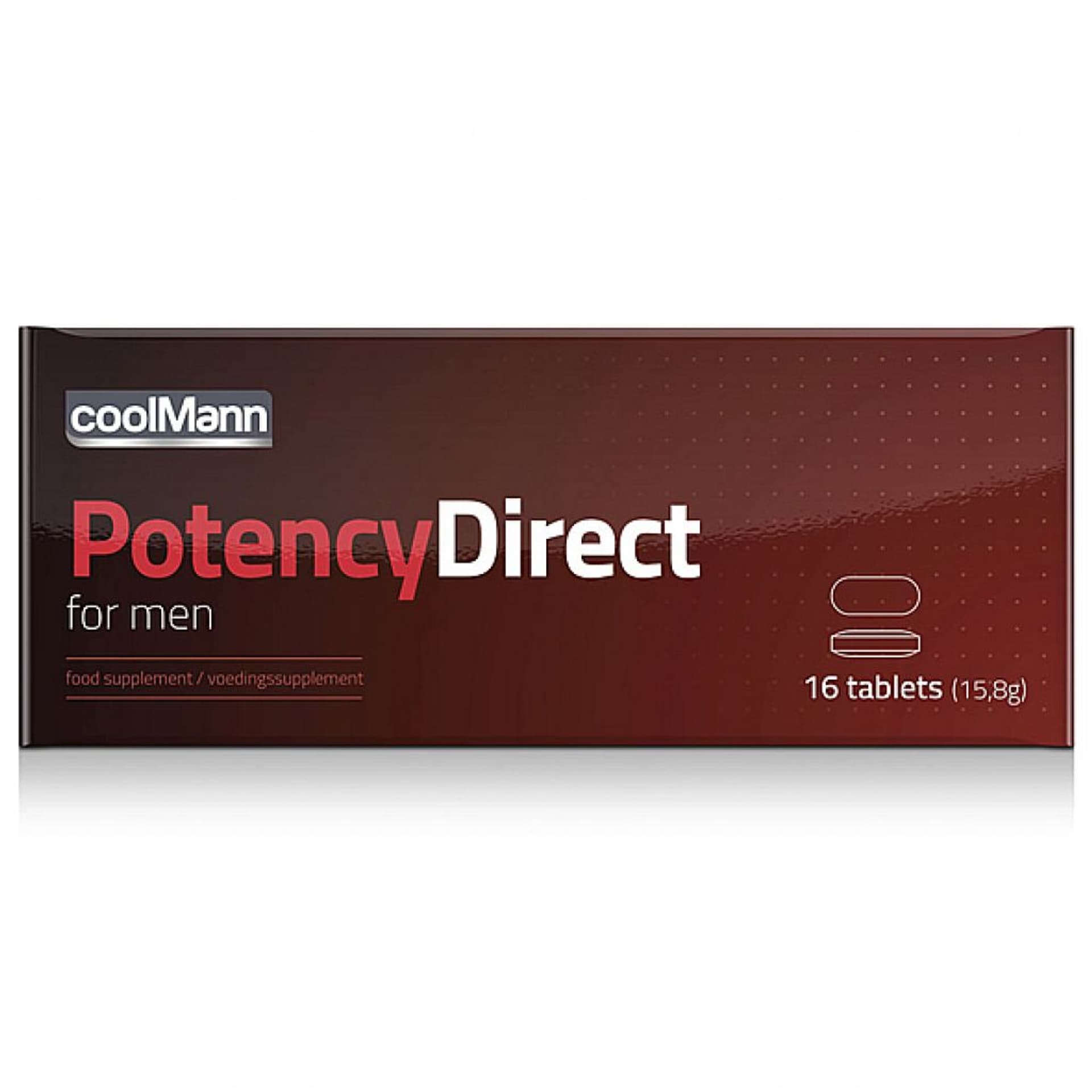 

Tabletki poprawiające erekcję - CoolMann Male Potency Direct 16 Tabs