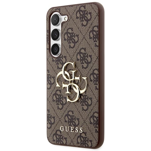 

Guess GUHCS23FE4GMGBR S23 FE S711 brązowy/brown hardcase 4G Big Metal Logo