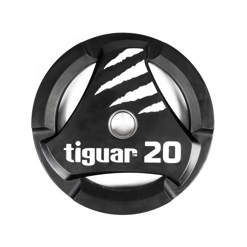 

Talerz olimpijski tiguar PU 20 kg TI (kolor Czarny)