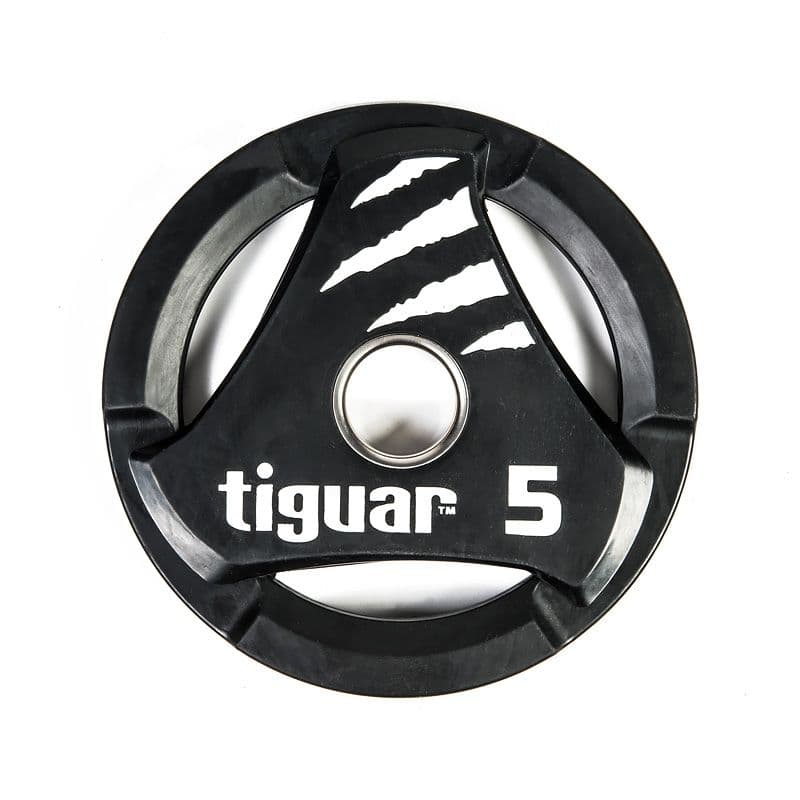

Talerz olimpijski tiguar PU 5 kg TI (kolor Czarny)
