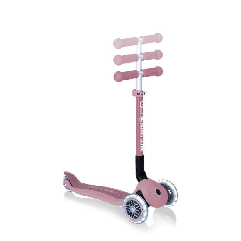 

Hulajnoga 3-kołowa Globber Foldable Lights ECOlogic Berry (kolor Fioletowy)