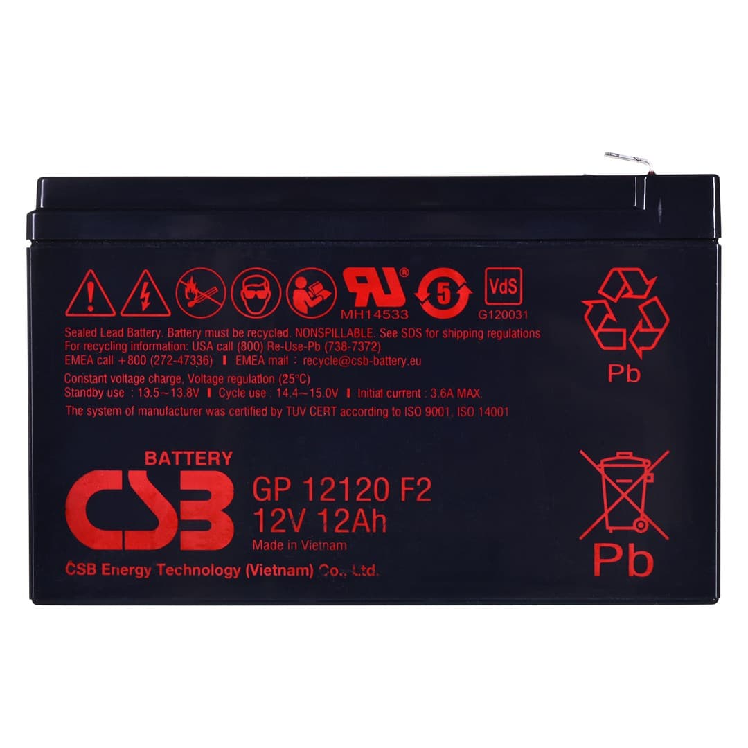 

Akumulator CSB GP12120F2 12V 12Ah