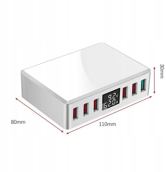 

Ładowarka sieciowa WLX-T9+ USB uniwersalna 3000 mA