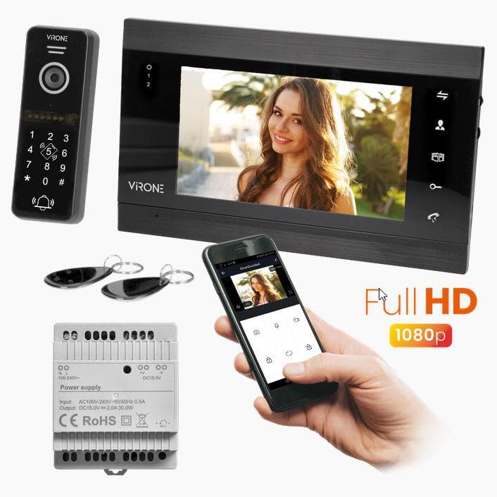 

WIDEODOMOFON WI-FI VIRONE VDP-61FHDZD/B