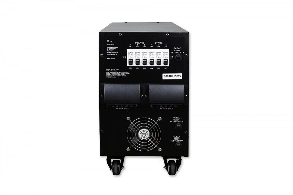 

Stabilizator napięcia trójfazowy Volt Polska AVR PRO 15000 3% SERVO 3-F