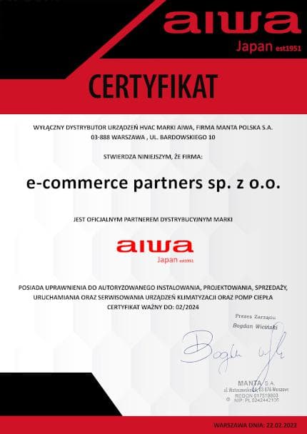 

Pompa ciepła monoblock Aiwa 10kW AIWA-HPM9VN