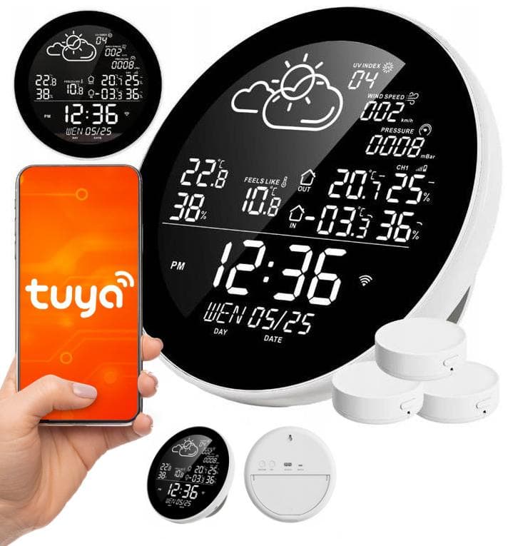 

Smart stacja pogody WIFI TUYA SWS-S001