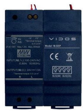 

Skrzynka na listy z wideodomofonem i monitorem VIDOS DUO S1201A-SKM/M1022W