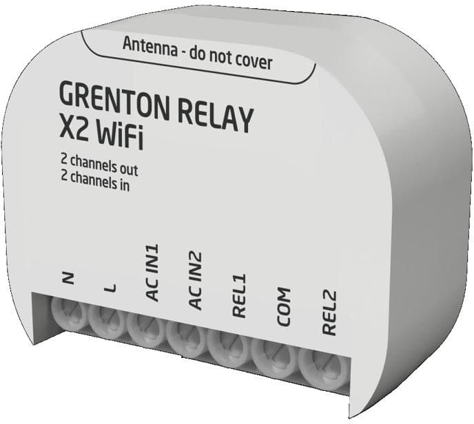 

GRENTON - RELAY X2 WiFi, FLUSH