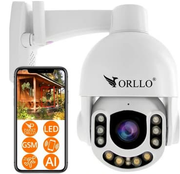 

KAMERA IP Zewnętrzna Obrotowa GSM na Kartę SIM Orllo Z7