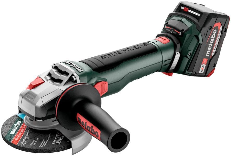 

Akumulatorowa szlifierka kątowa Metabo WB 18 LT BL 11-125 Quick 2 x 5,2Ah ładowarka