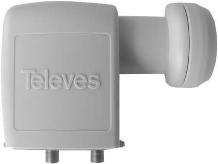

Konwerter Twin Televes ref. 747002 szary