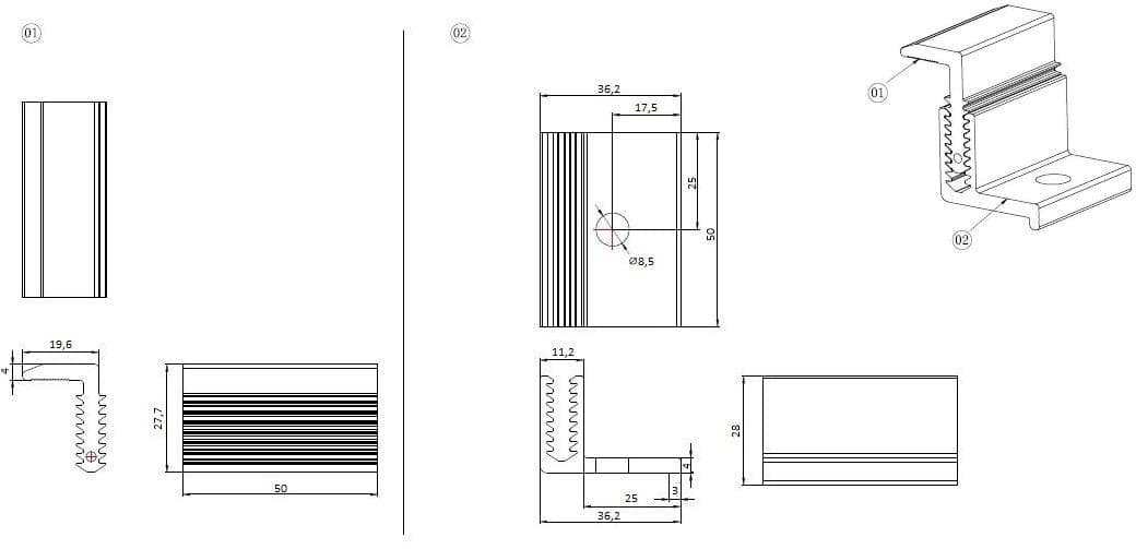 

KLEMA KOŃCOWA REGULOWANA 30-42,5x50 CZARNA, Y_KK0037U