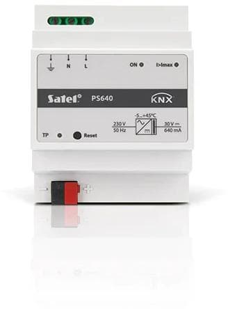 

SATEL KNX Zasilacz magistrali 640mA KNX-PS640