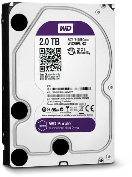 

DYSK WD PURPLE 2TB WD22PURZ