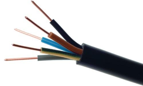 

Przewód elektryczny ziemny drut YKY 0,6/1kV 5x6mm2 CZARNY ELEKTROKABEL 1m