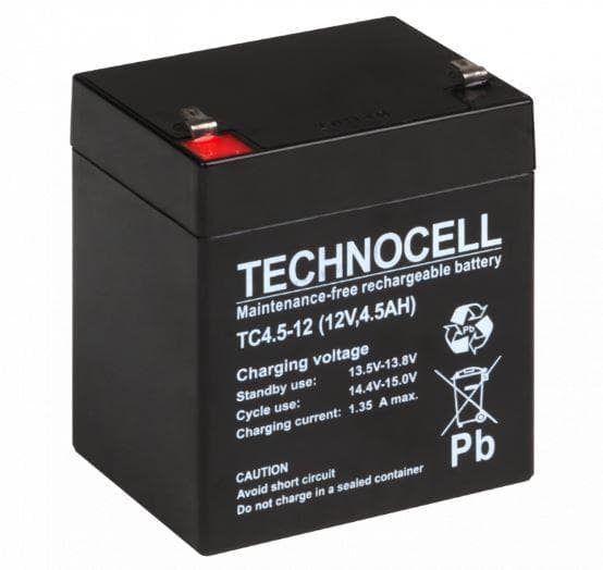 

Akumulator AGM TECHNOCELL serii TC 12V 4,5Ah