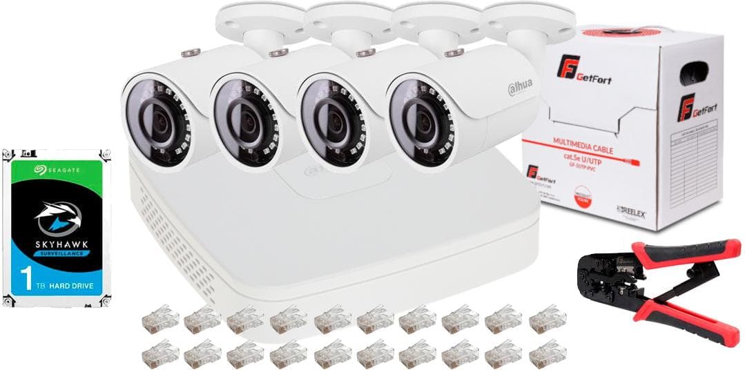 

KOMPLETNY ZESTAW MONITORINGU IP DAHUA 4KAMERY
