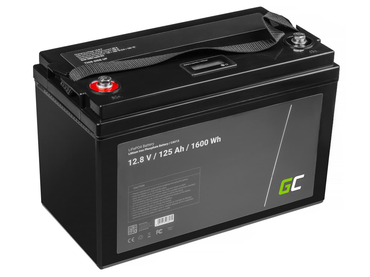 

AKUMULATOR LITOWO-ŻELAZOWO-FOSFORANOWY LiFePO4 Green Cell 12V 125Ah
