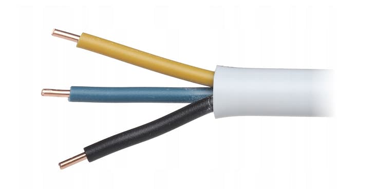 

Przewód elektryczny drut okrągły YDY 450/750V 3x1,5mm2 100m MERCOR