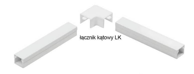 

Osprzęt do listew elektroinstalacyjnych, łącznik kątowy BIAŁY LK 14x14 (1szt.)