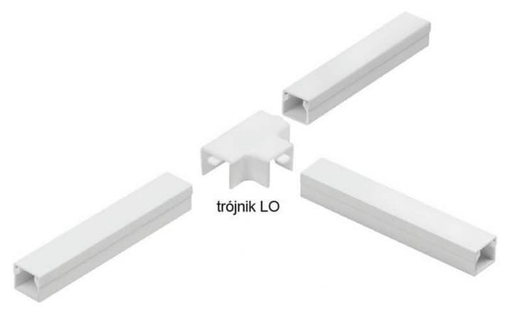 

Osprzęt do listew elektroinstalacyjnych, trójnik BIAŁY LO 20x14 (1szt.)