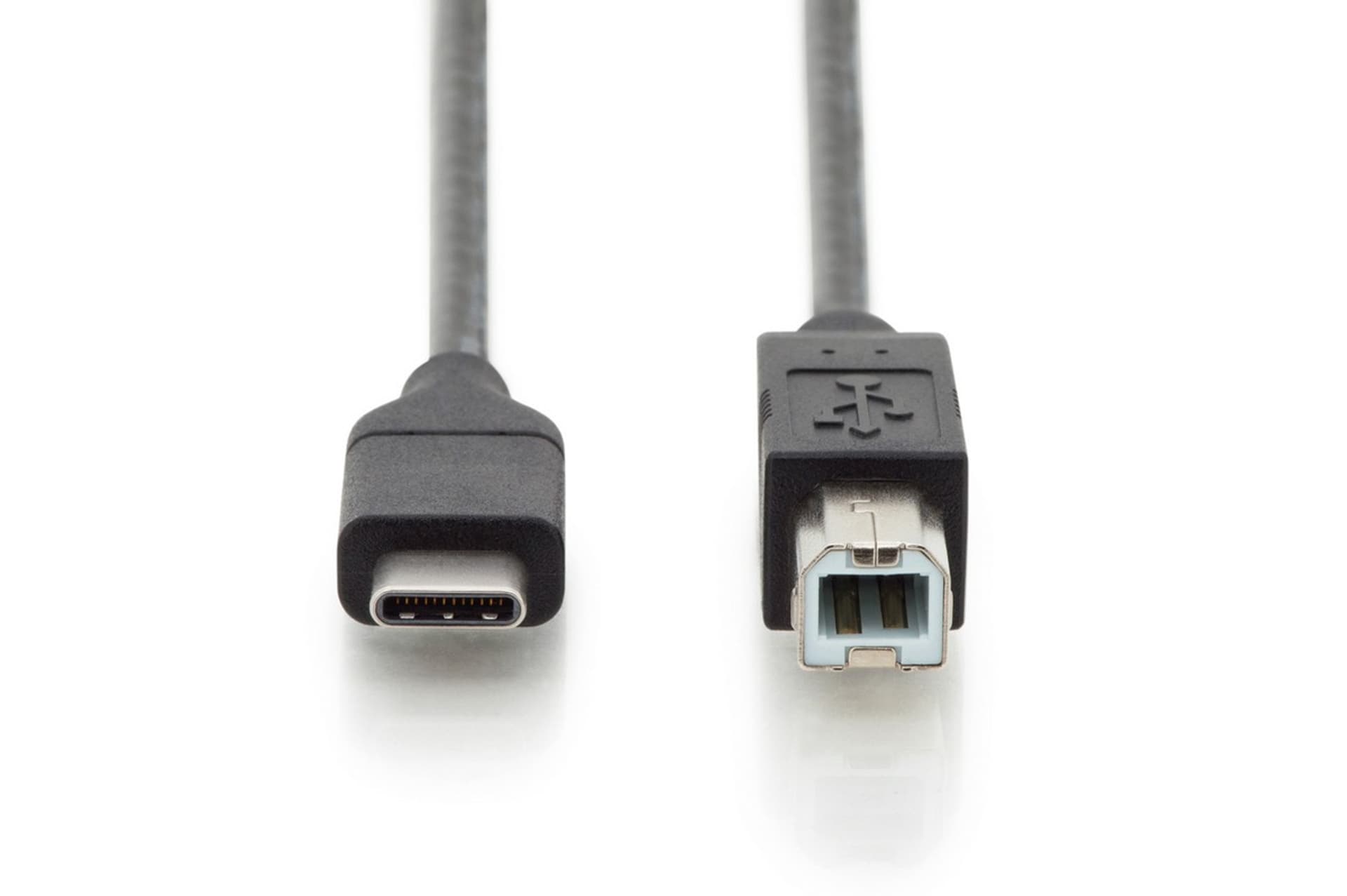 

Kabel polaczeniowy USB 2.0 HighSpeed Typ USB C/B M/M, Power Delivery, czarny 1,8m