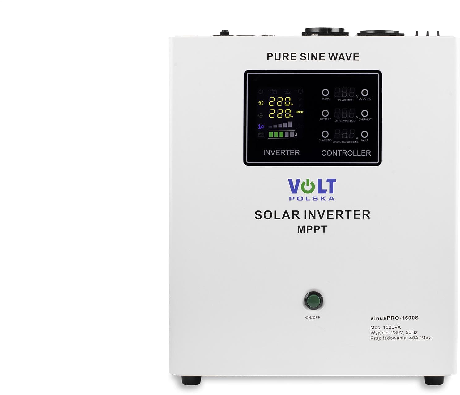 

Przetwornica Volt Polska SinusPro-1500S 12V 1050/1500W SOLAR