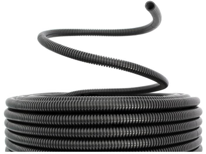 

WĄŻ CZARNY WKT 44x52mm PESZEL KARBOWANY KRĄŻEK 25m.