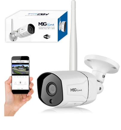 

Zewnętrzna kamera IP H265 P2P Full HD METAL WIFI MBG200DW